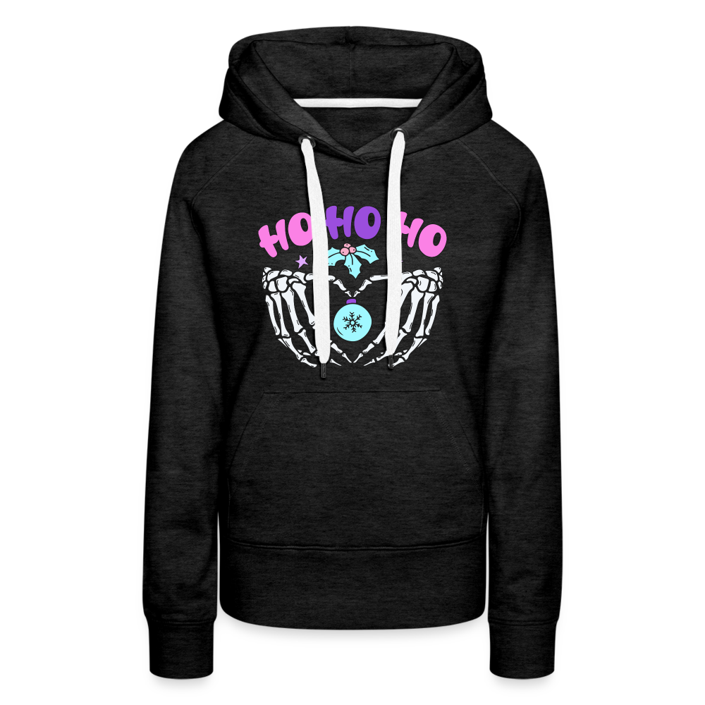 Ho Ho Ho - Women’s Premium Hoodie - charcoal grey