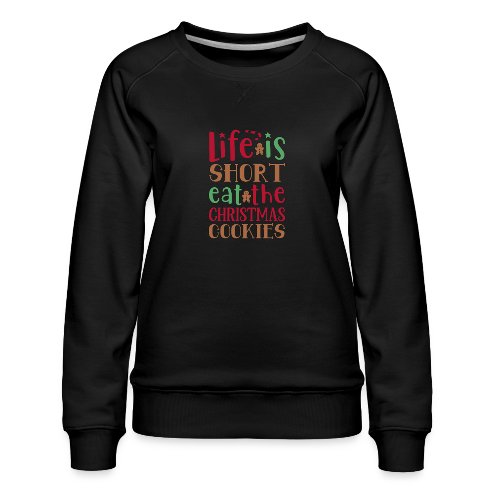 Christmas Cookies - Women’s Premium Sweatshirt - black