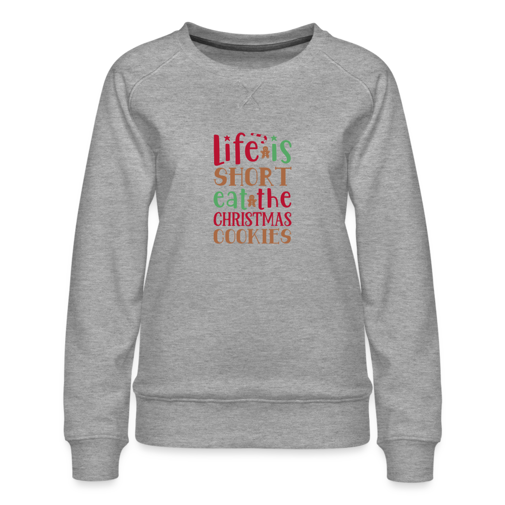 Christmas Cookies - Women’s Premium Sweatshirt - heather grey