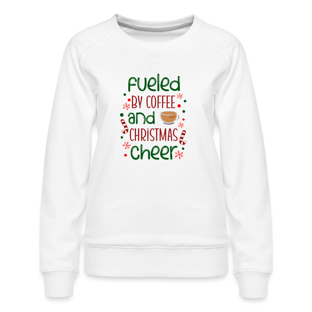 Christmas Coffee - Women’s Premium Sweatshirt - white