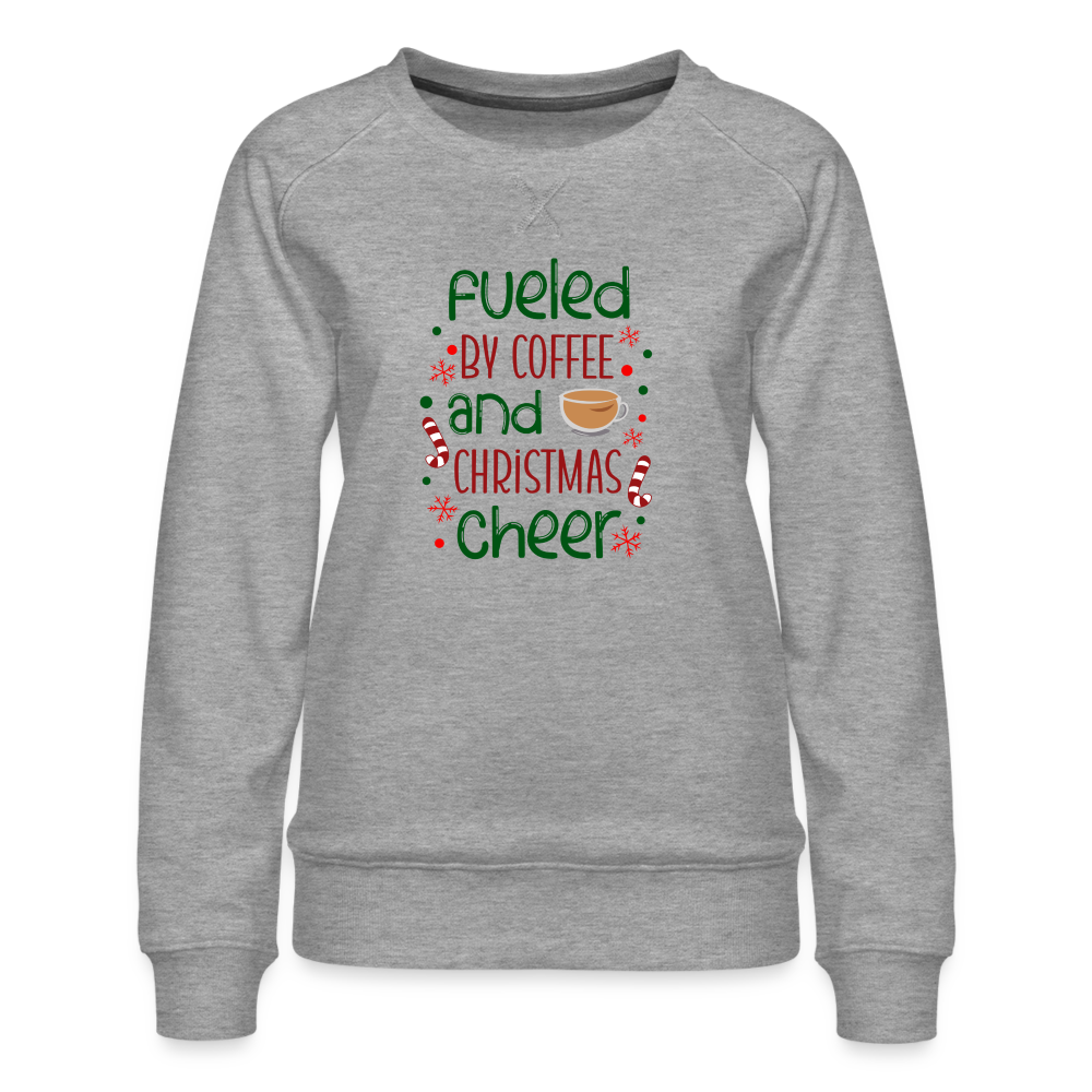 Christmas Coffee - Women’s Premium Sweatshirt - heather grey