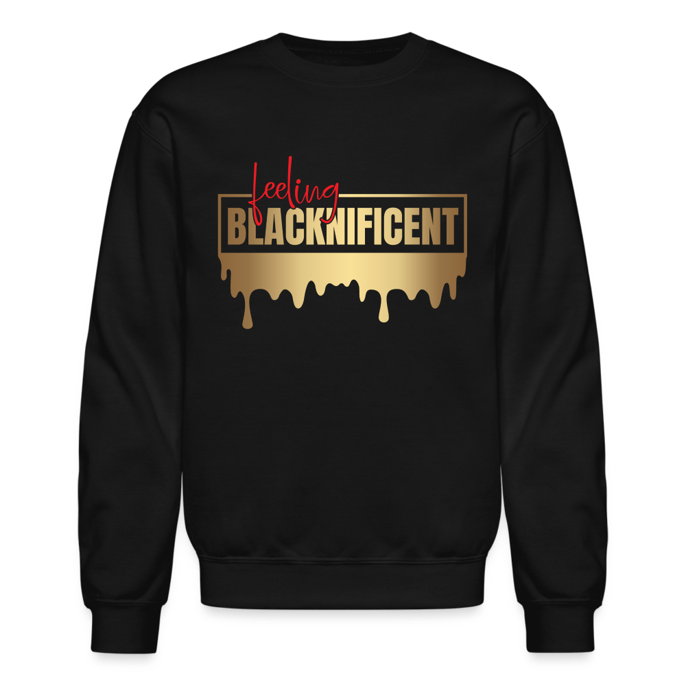 Feeling Blacknificent - UNISEX Crewneck Sweatshirt - black