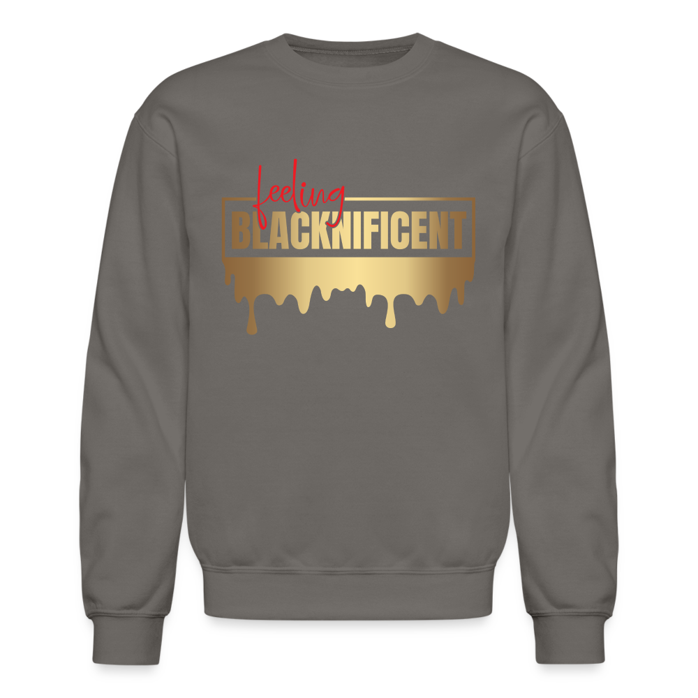 Feeling Blacknificent - UNISEX Crewneck Sweatshirt - asphalt gray