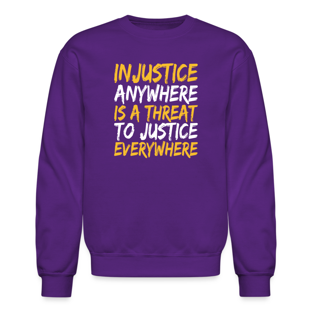 JUSTICE - Unisex Crewneck Sweatshirt - purple