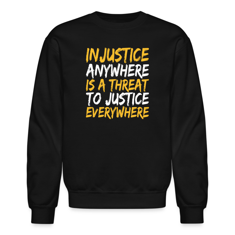 JUSTICE - Unisex Crewneck Sweatshirt - black