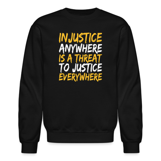 JUSTICE - Unisex Crewneck Sweatshirt - black