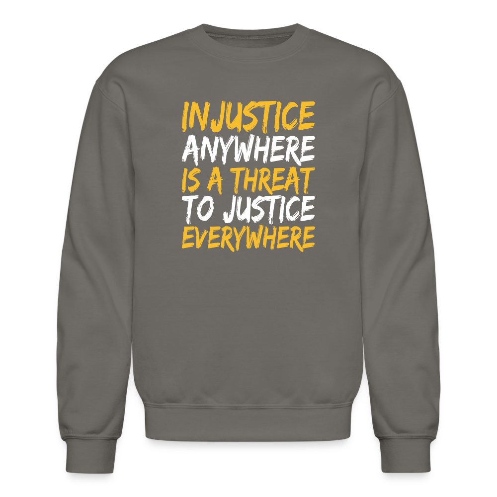 JUSTICE - Unisex Crewneck Sweatshirt - asphalt gray