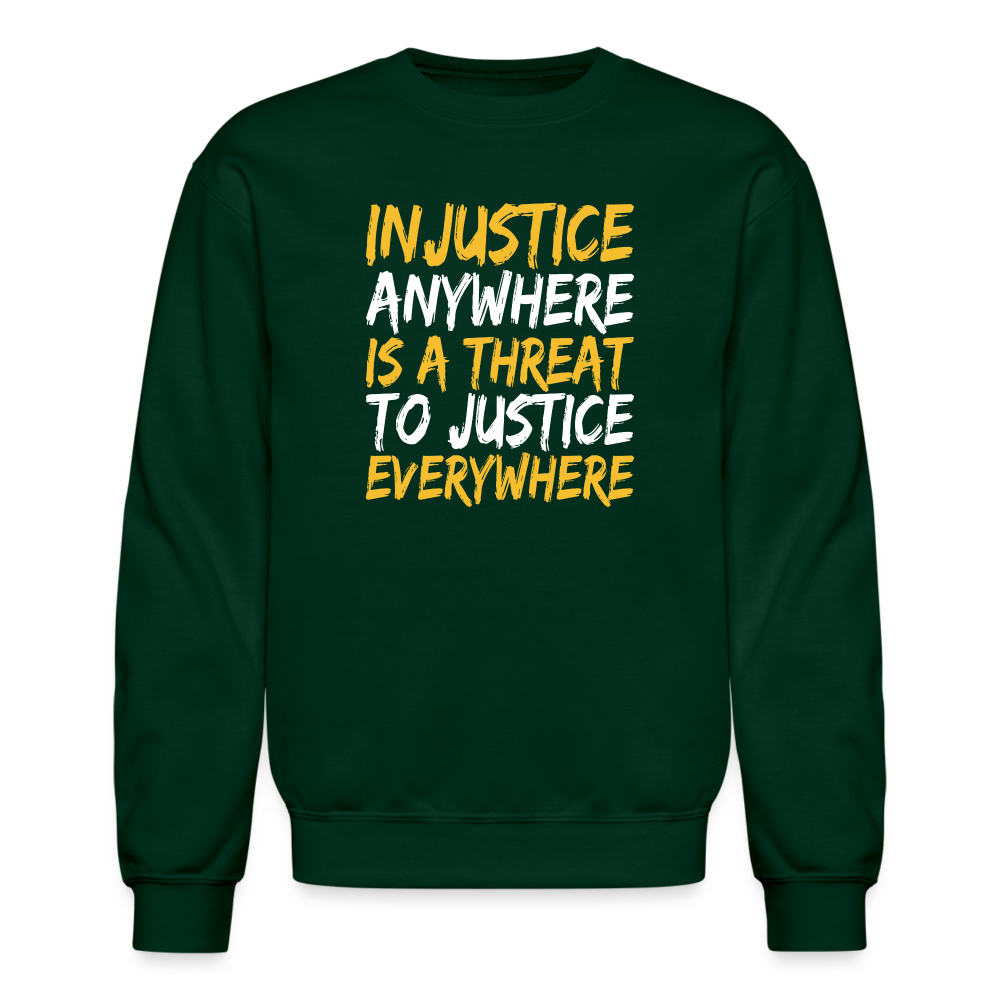 JUSTICE - Unisex Crewneck Sweatshirt - forest green