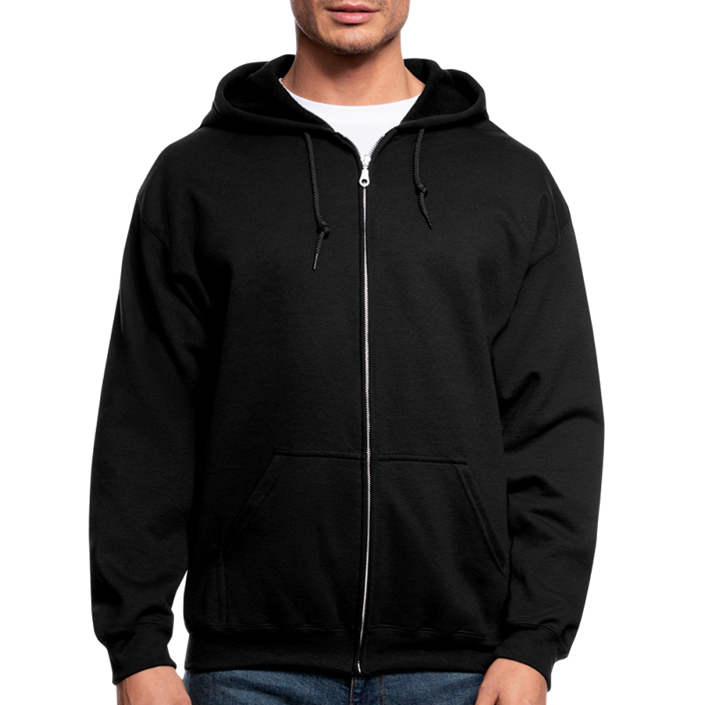 Philly - Men's Zip Hoodie - black