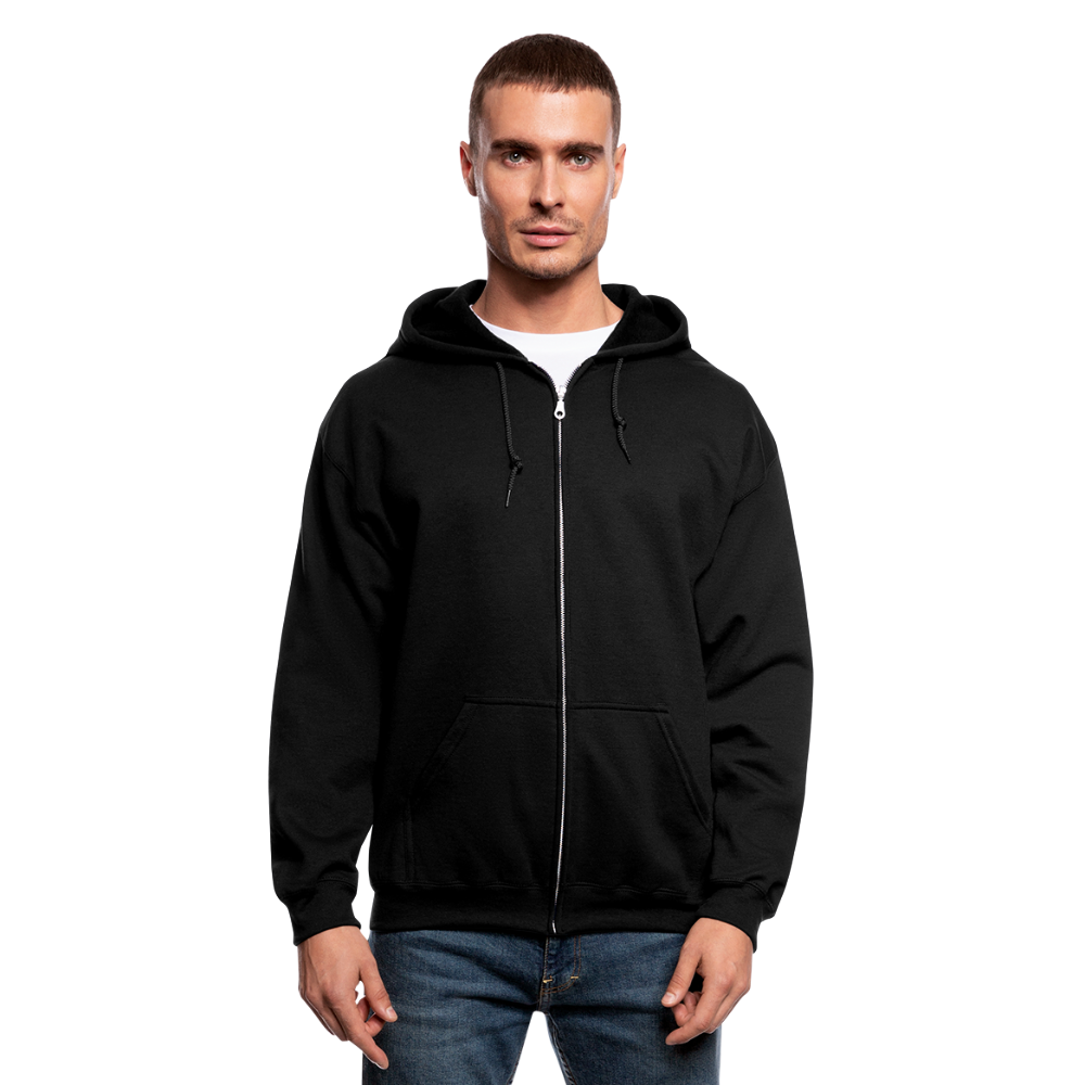 Philly - Men's Zip Hoodie - black