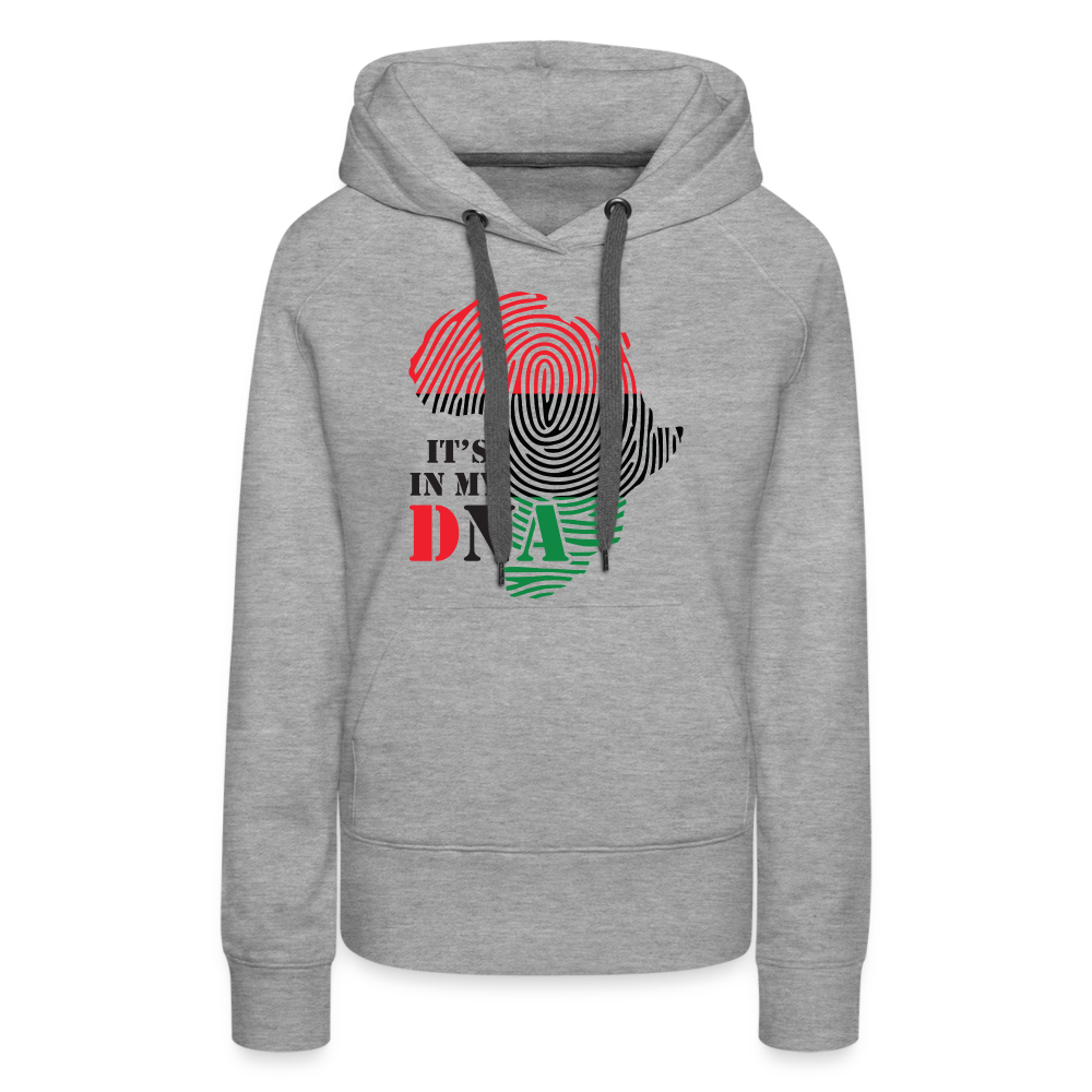 African DNA - Women’s Premium Hoodie - heather grey