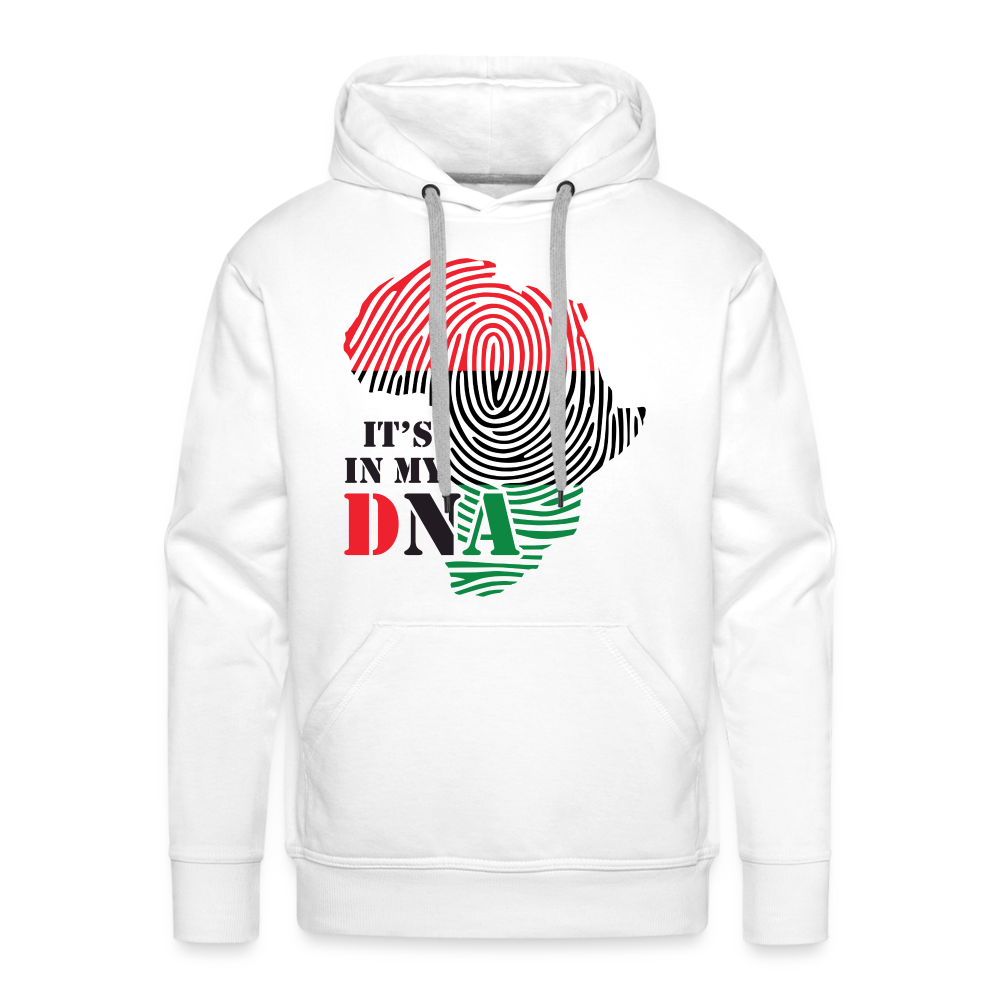 African DNA - Men’s Premium Hoodie - white