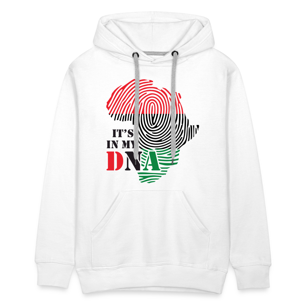 African DNA - Men’s Premium Hoodie - white