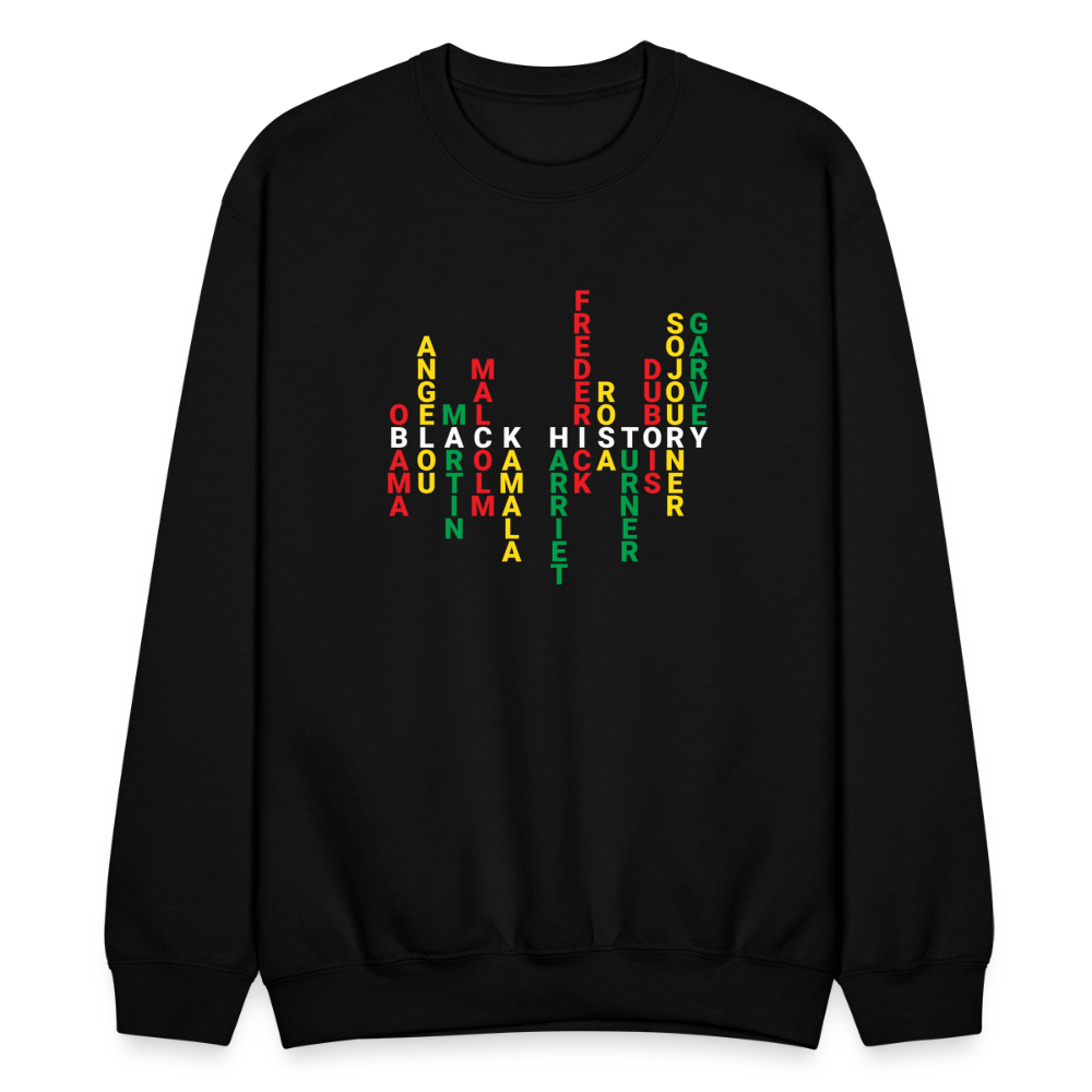 Black History Makers - Crewneck Sweatshirt - black