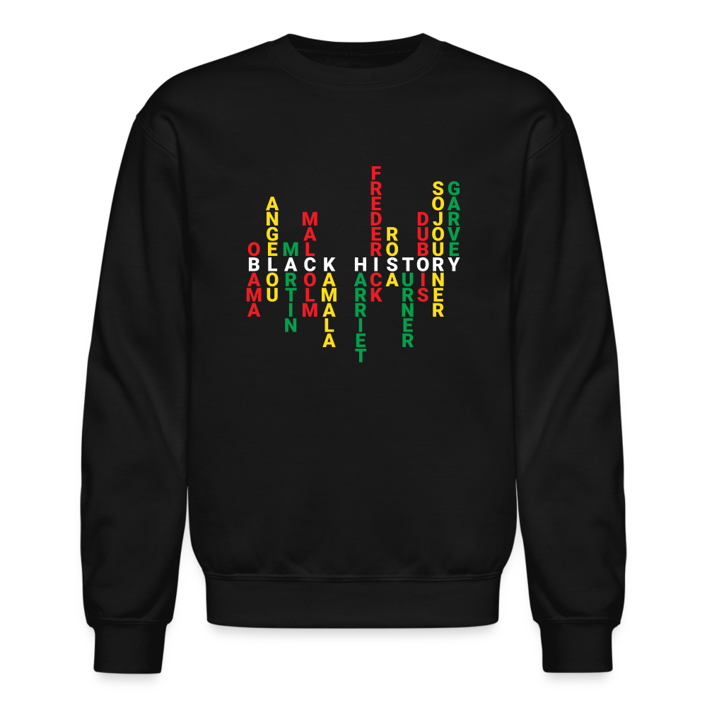 Black History Makers - Crewneck Sweatshirt - black