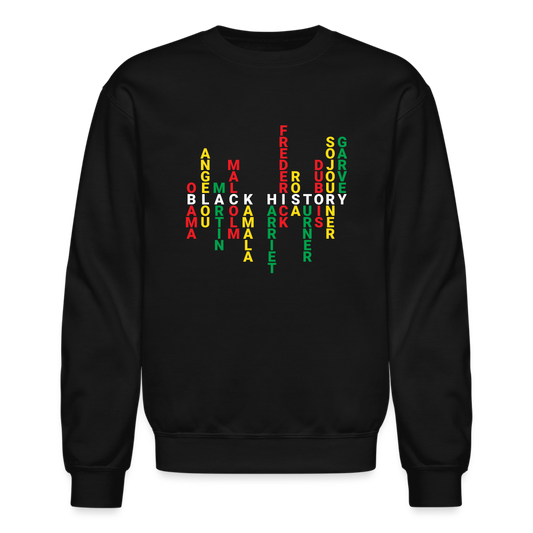 Black History Makers - Crewneck Sweatshirt - black