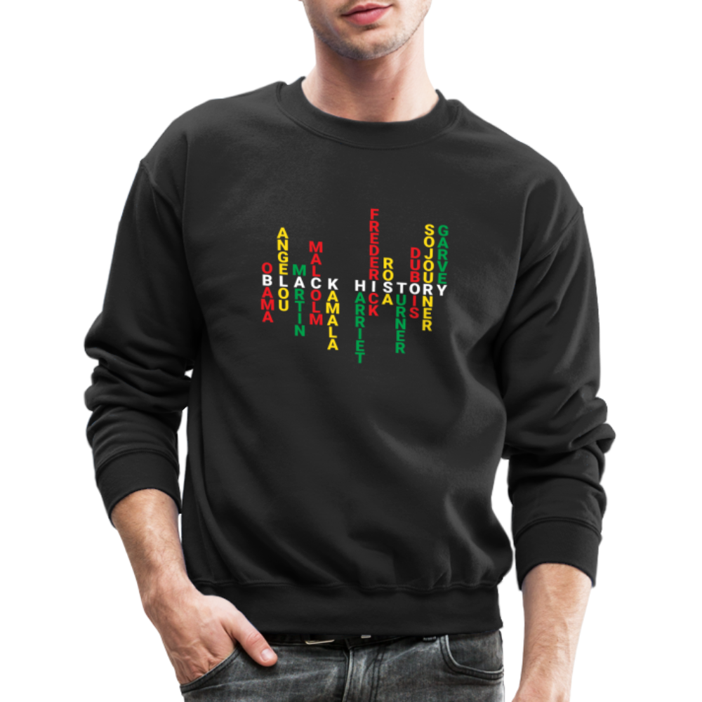 Black History Makers - Crewneck Sweatshirt - black