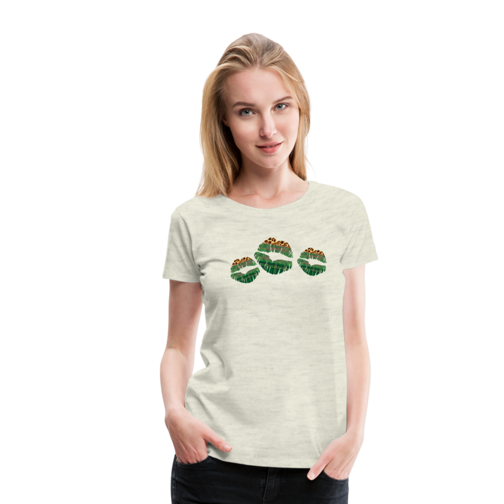 Wild Kiss - Women’s Premium T-Shirt - heather oatmeal