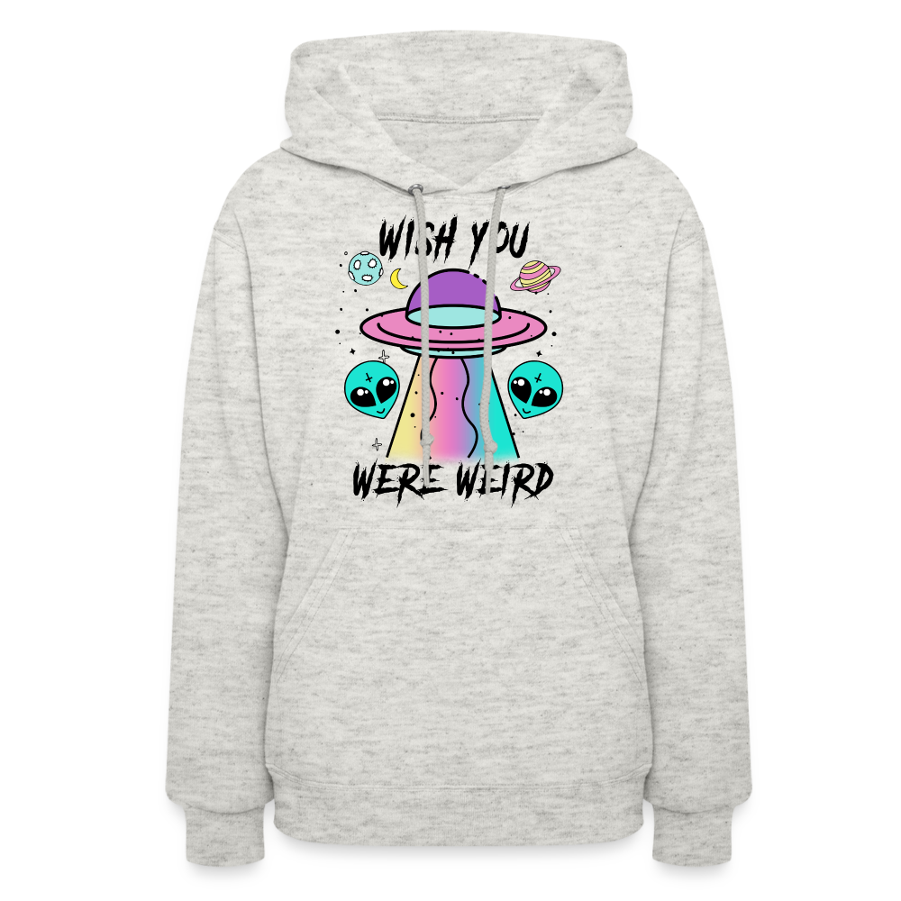 Weird Alien - Women's Hoodie - heather oatmeal