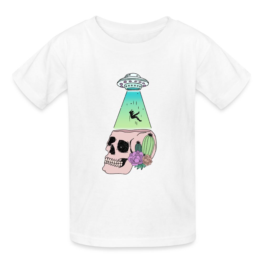 Alien Afterlife - Gildan Ultra Cotton Youth T-Shirt - white