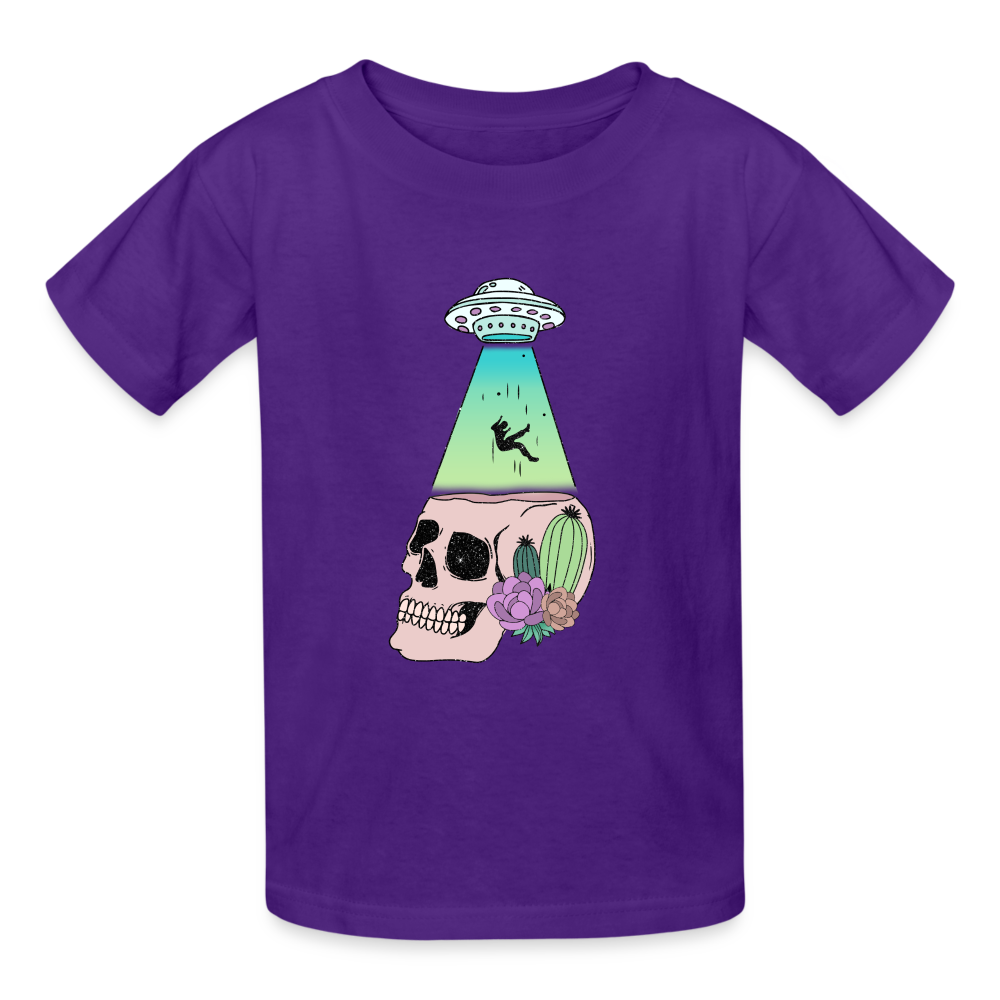 Alien Afterlife - Gildan Ultra Cotton Youth T-Shirt - purple