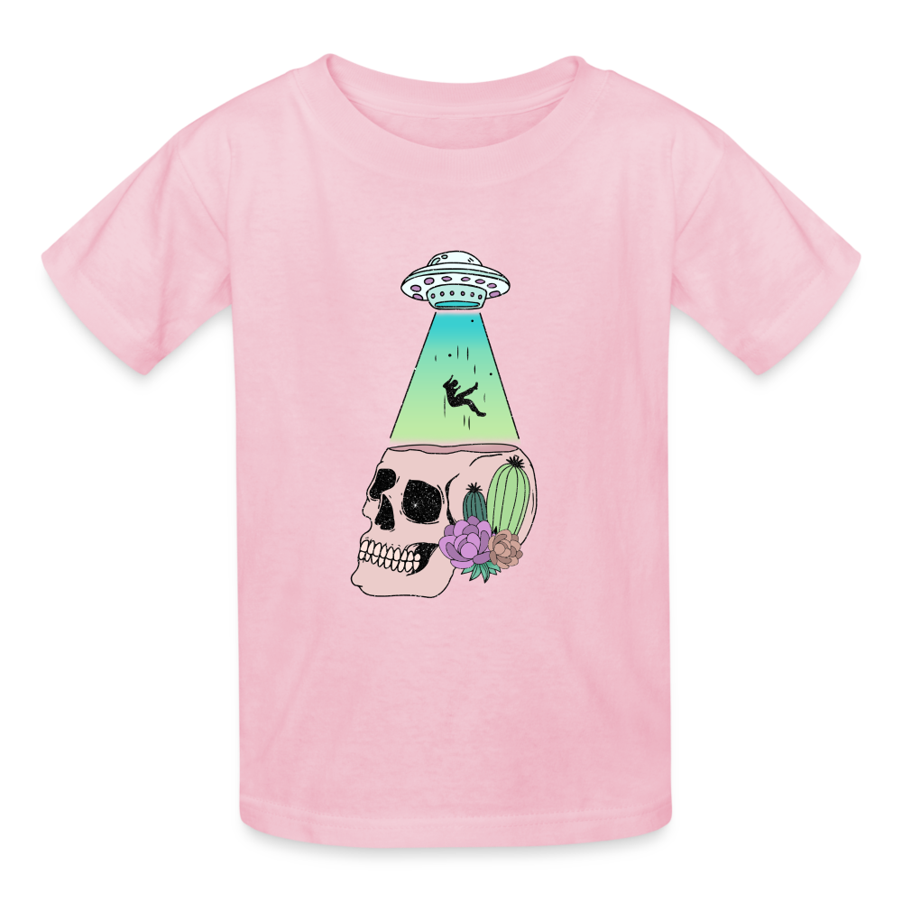 Alien Afterlife - Gildan Ultra Cotton Youth T-Shirt - light pink