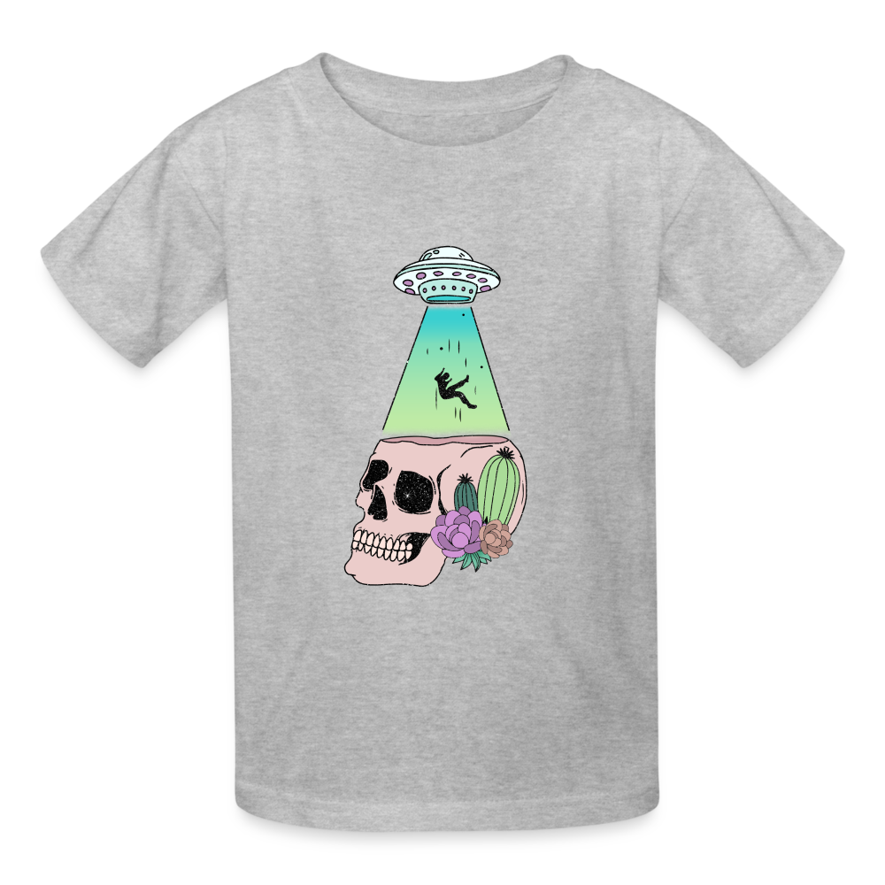 Alien Afterlife - Gildan Ultra Cotton Youth T-Shirt - heather gray