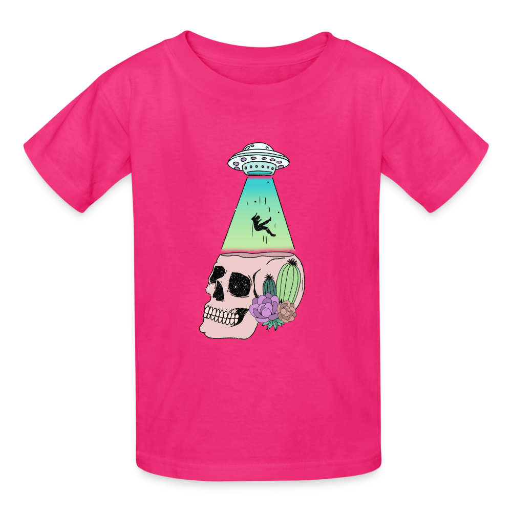 Alien Afterlife - Gildan Ultra Cotton Youth T-Shirt - fuchsia