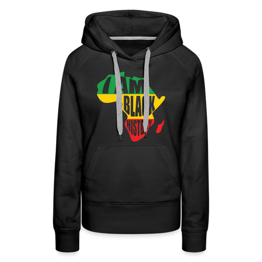 I Am Black History (color) - Women’s Premium Hoodie - black