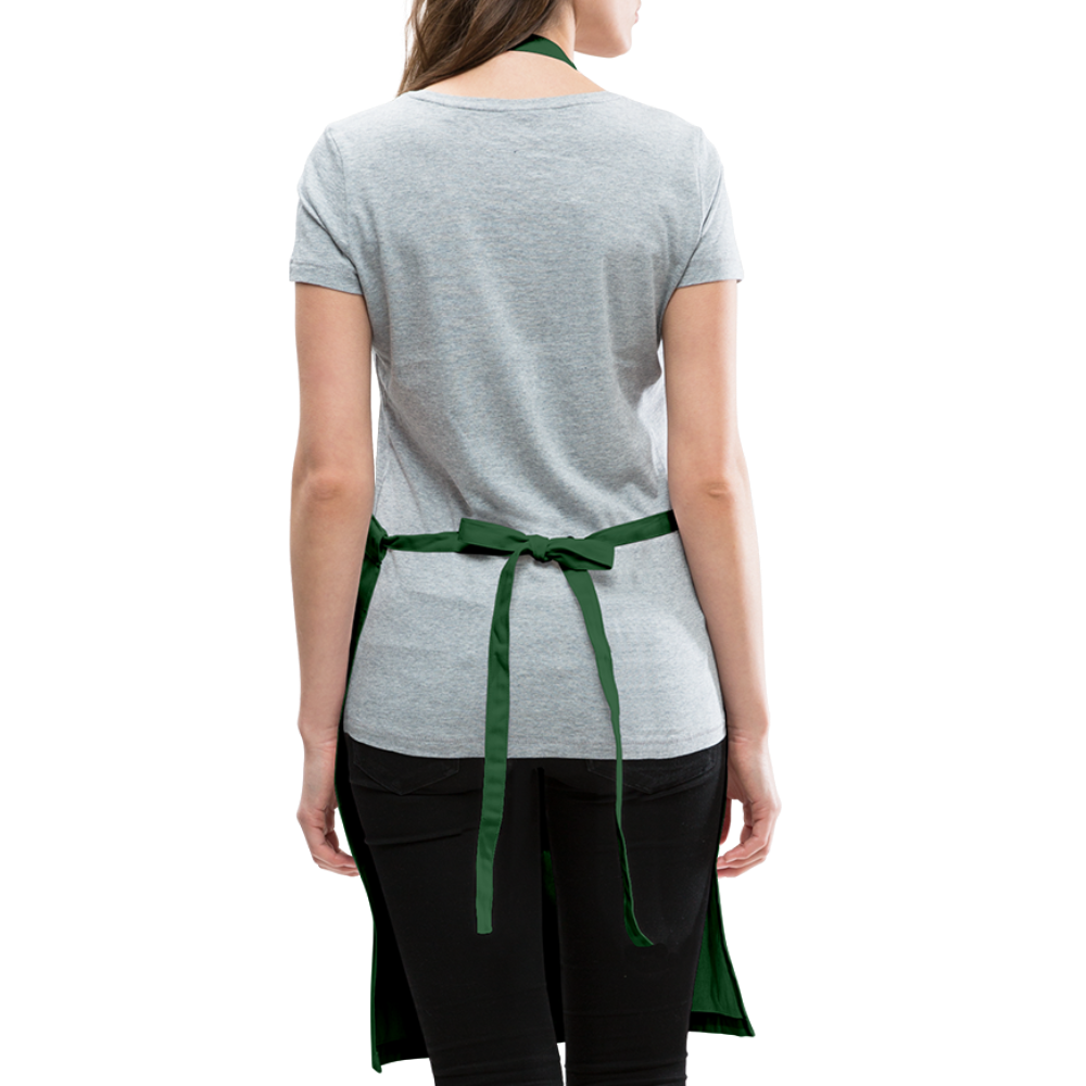 Peace, Love, St. Patty's Day - Adjustable Apron - forest green