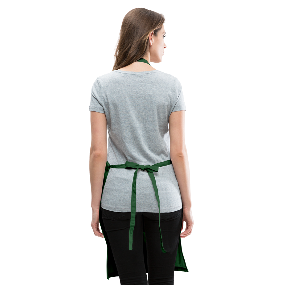 Peace, Love, St. Patty's Day - Adjustable Apron - forest green