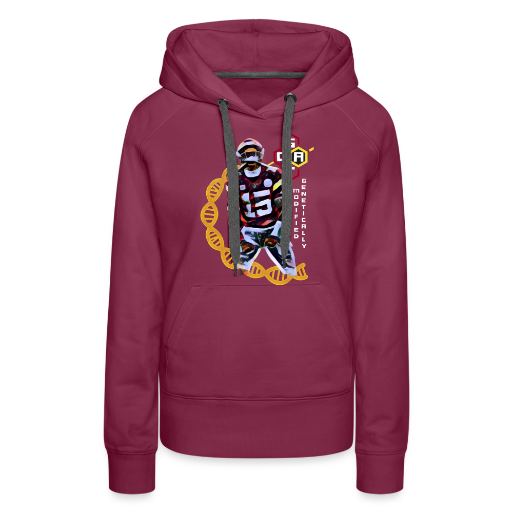 Football GOAT - Women’s Premium Hoodie - burgundy