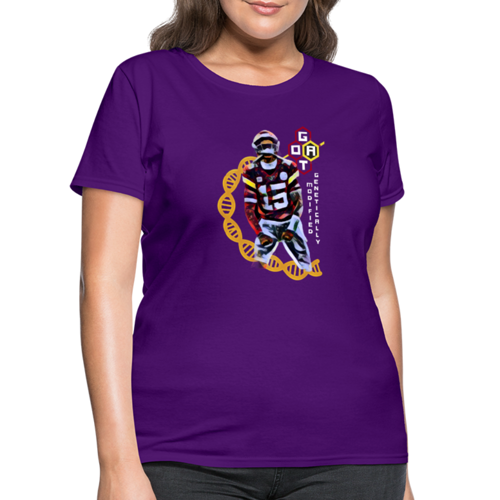 Football GOAT - Women's T-Shirt - purple