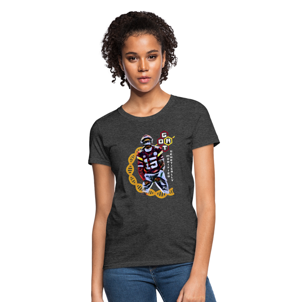 Football GOAT - Women's T-Shirt - heather black