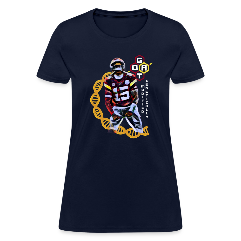 Football GOAT - Women's T-Shirt - navy