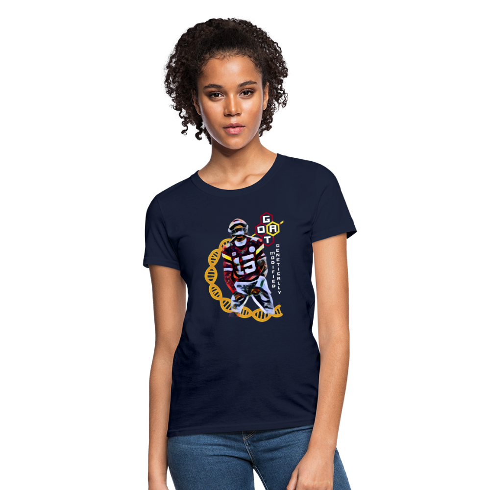 Football GOAT - Women's T-Shirt - navy