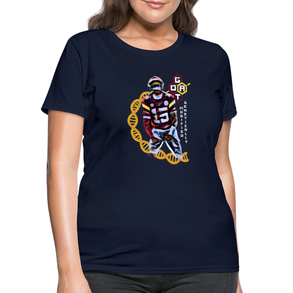 Football GOAT - Women's T-Shirt - navy