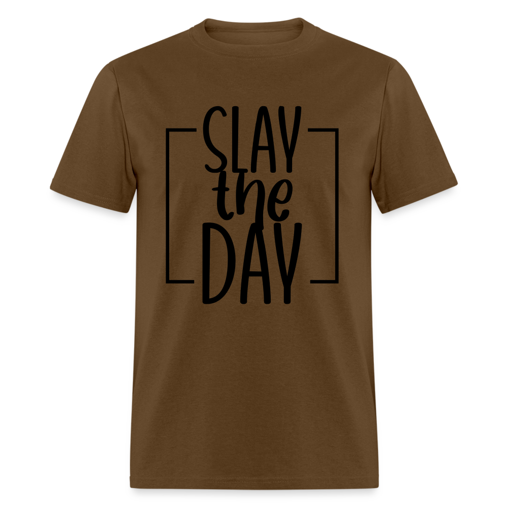 Slay the Day - Unisex Classic T-Shirt - brown