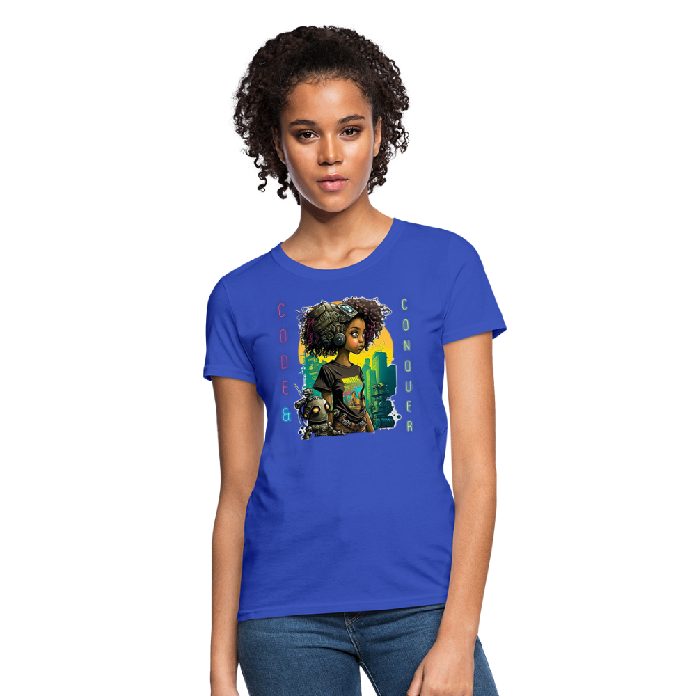 Code & Conquer - Women's T-Shirt - royal blue