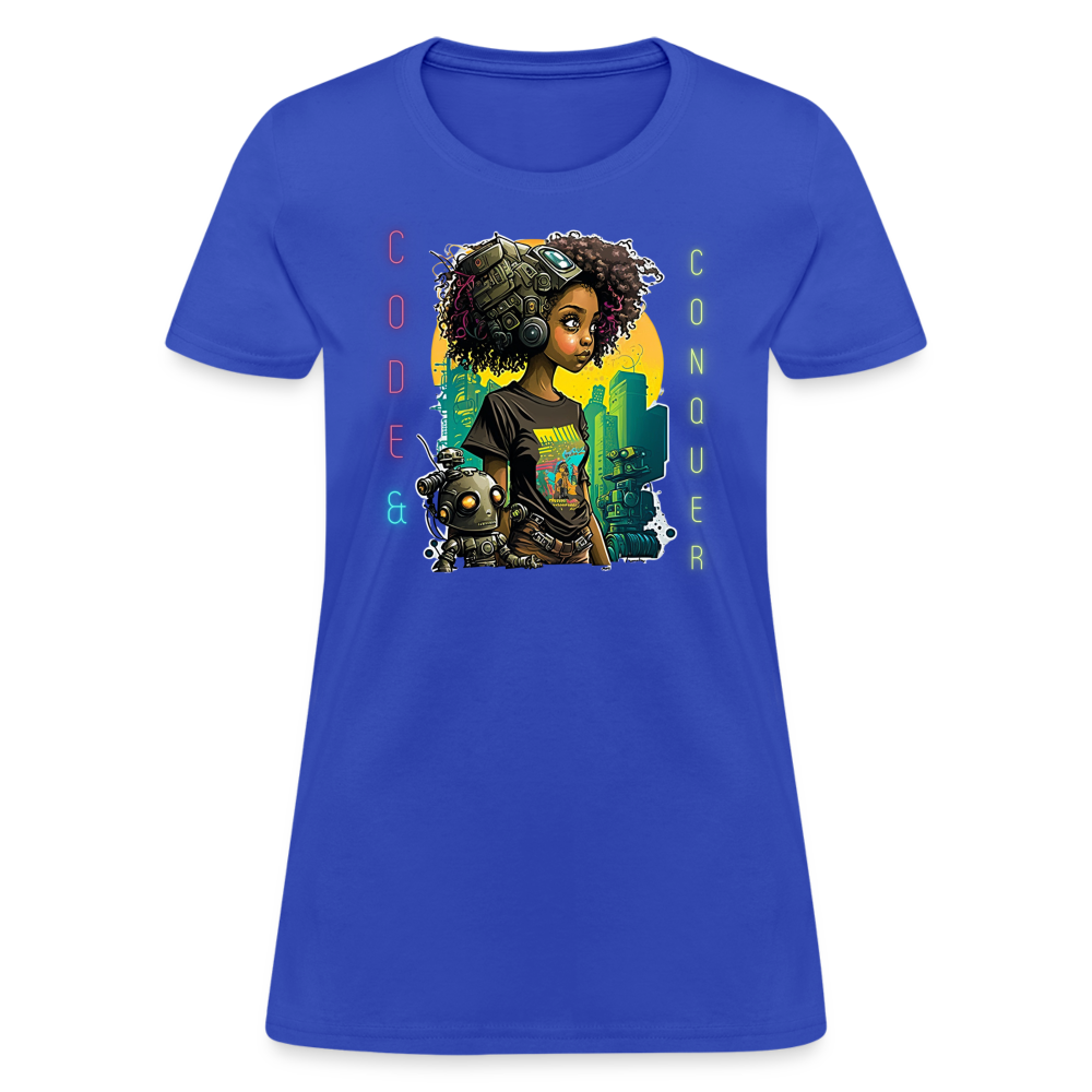 Code & Conquer - Women's T-Shirt - royal blue