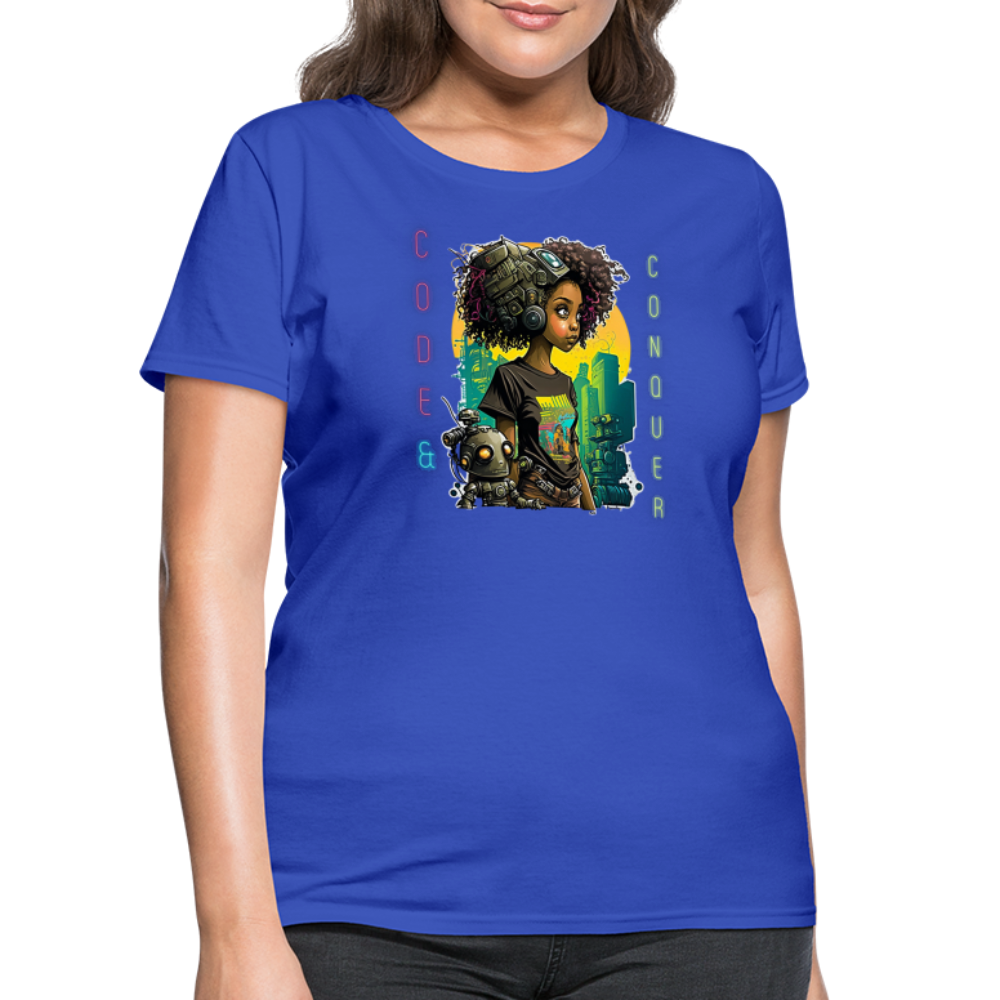 Code & Conquer - Women's T-Shirt - royal blue