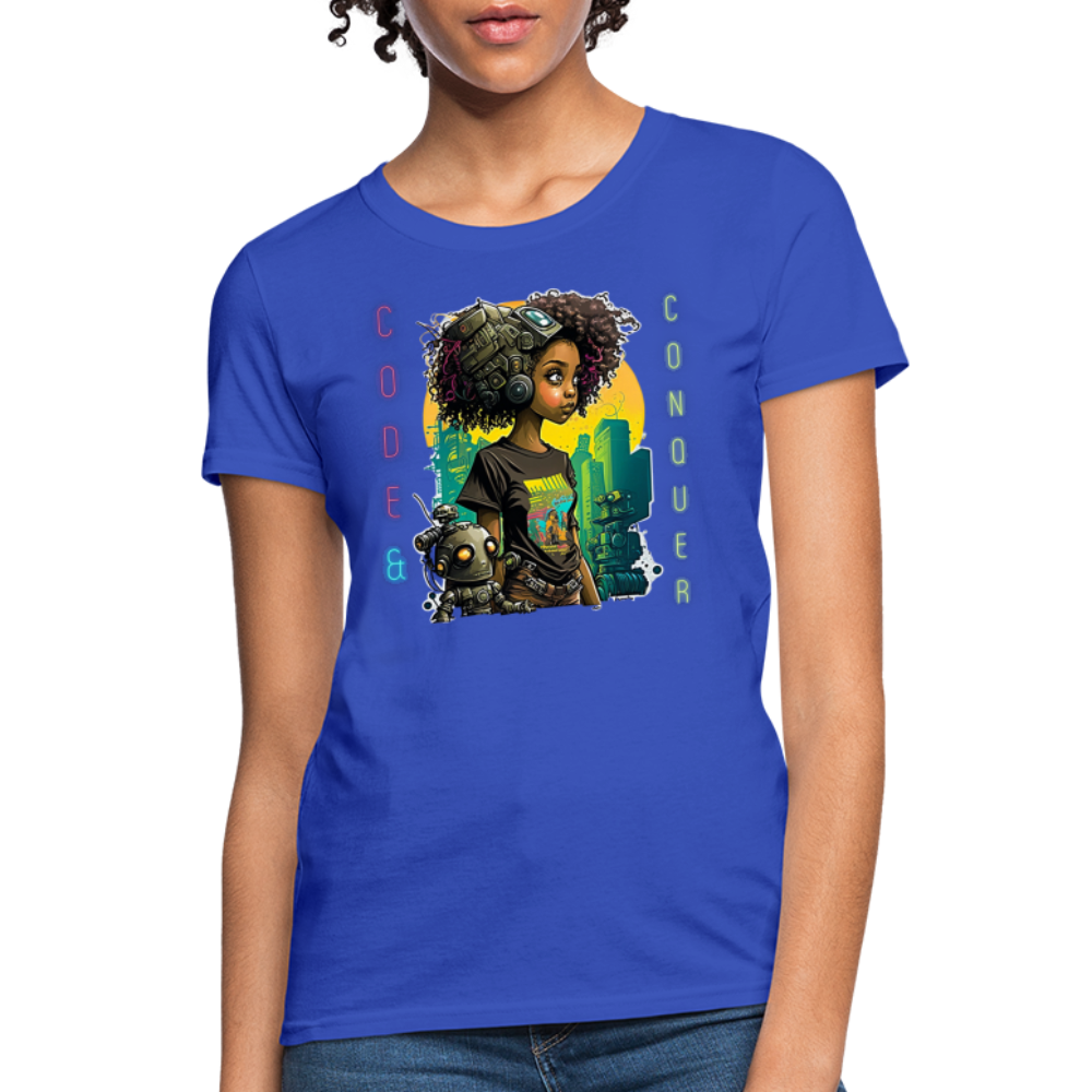 Code & Conquer - Women's T-Shirt - royal blue