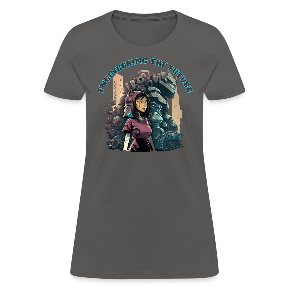 Engineering the Future - Women's T-Shirt - charcoal