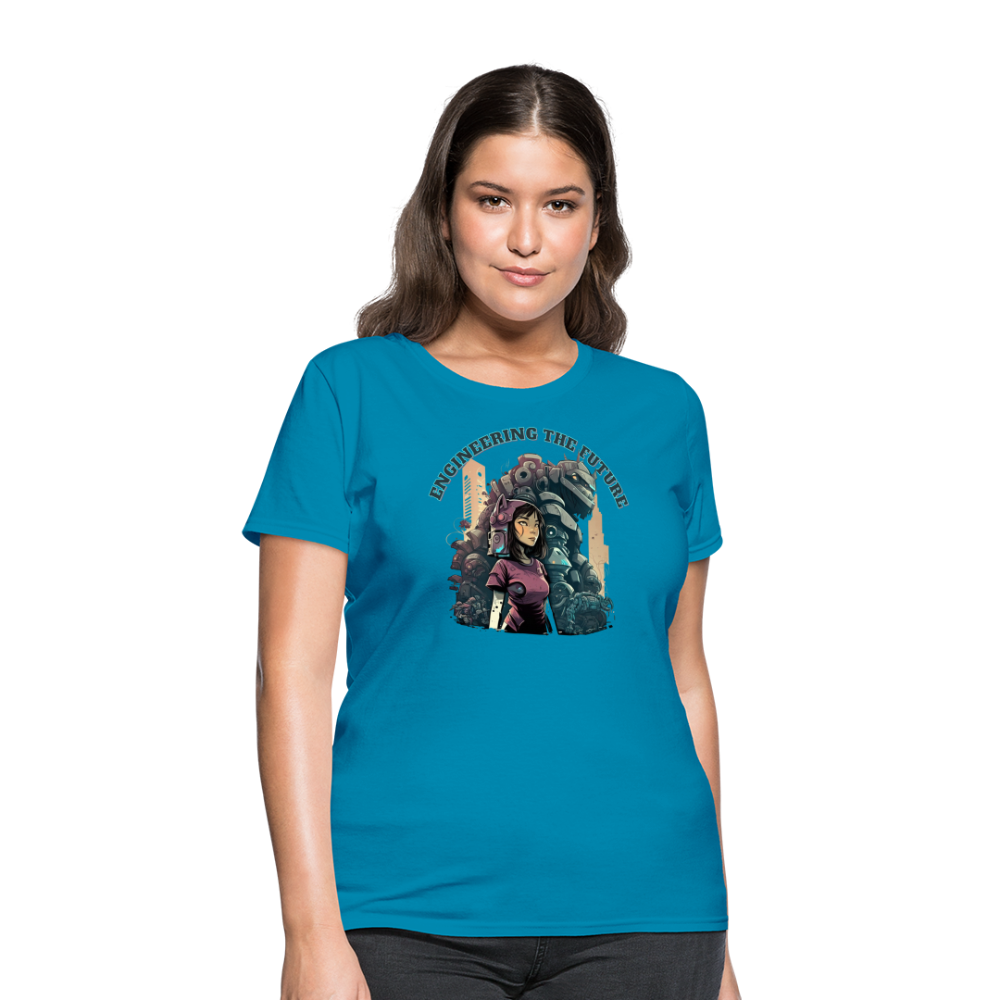 Engineering the Future - Women's T-Shirt - turquoise