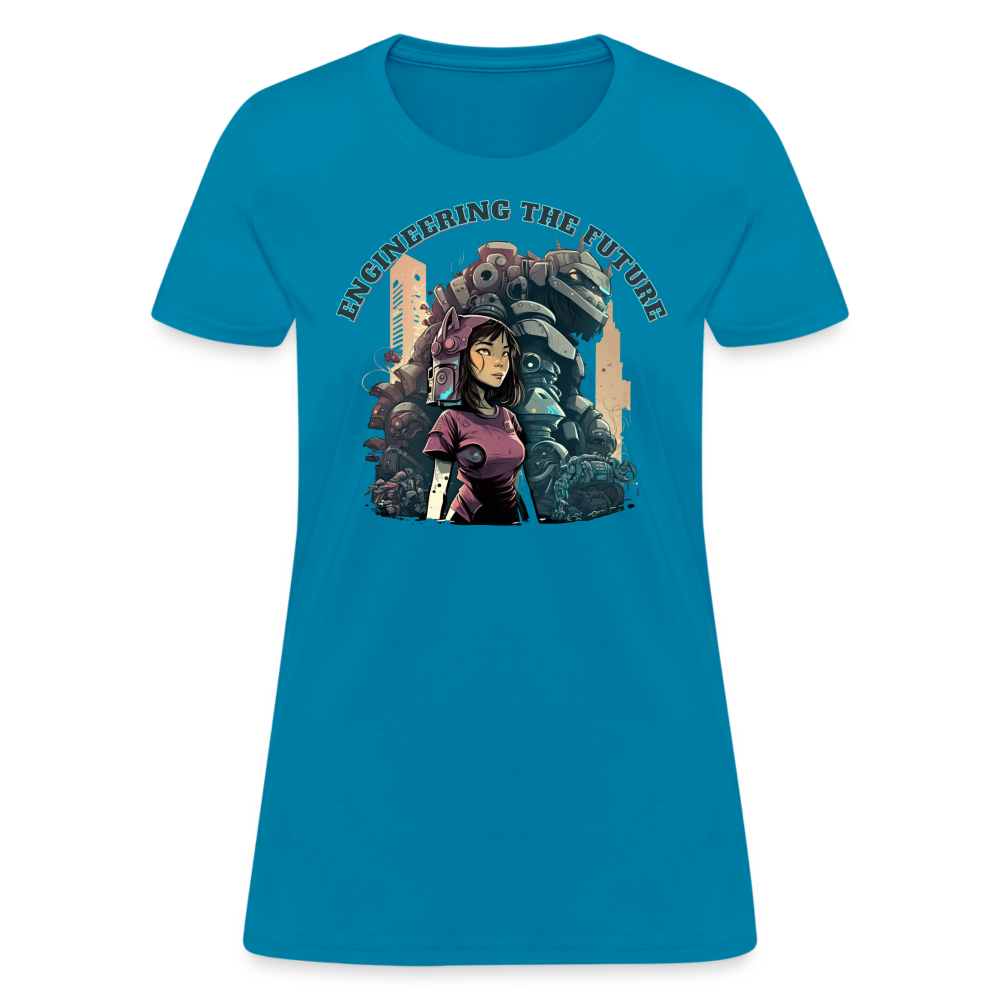 Engineering the Future - Women's T-Shirt - turquoise