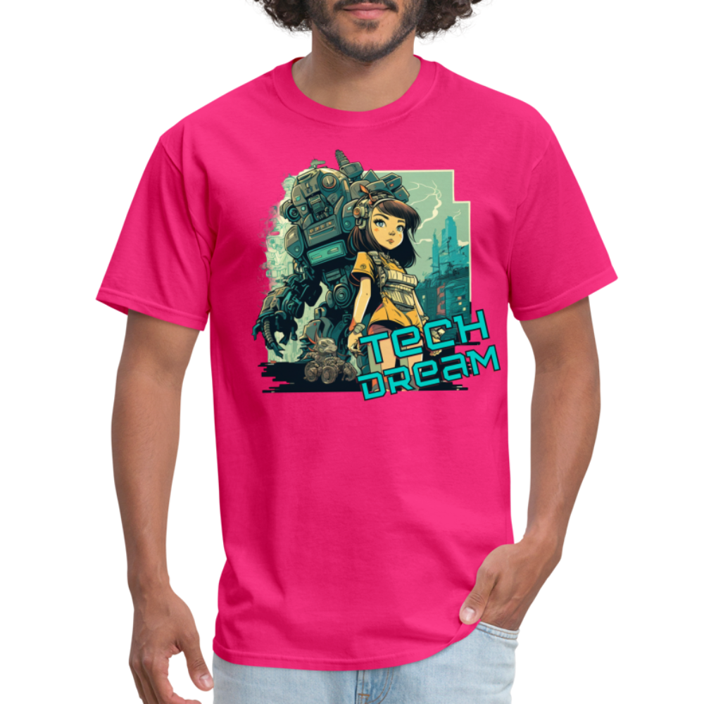 Tech Dream - Unisex Classic T-Shirt - fuchsia