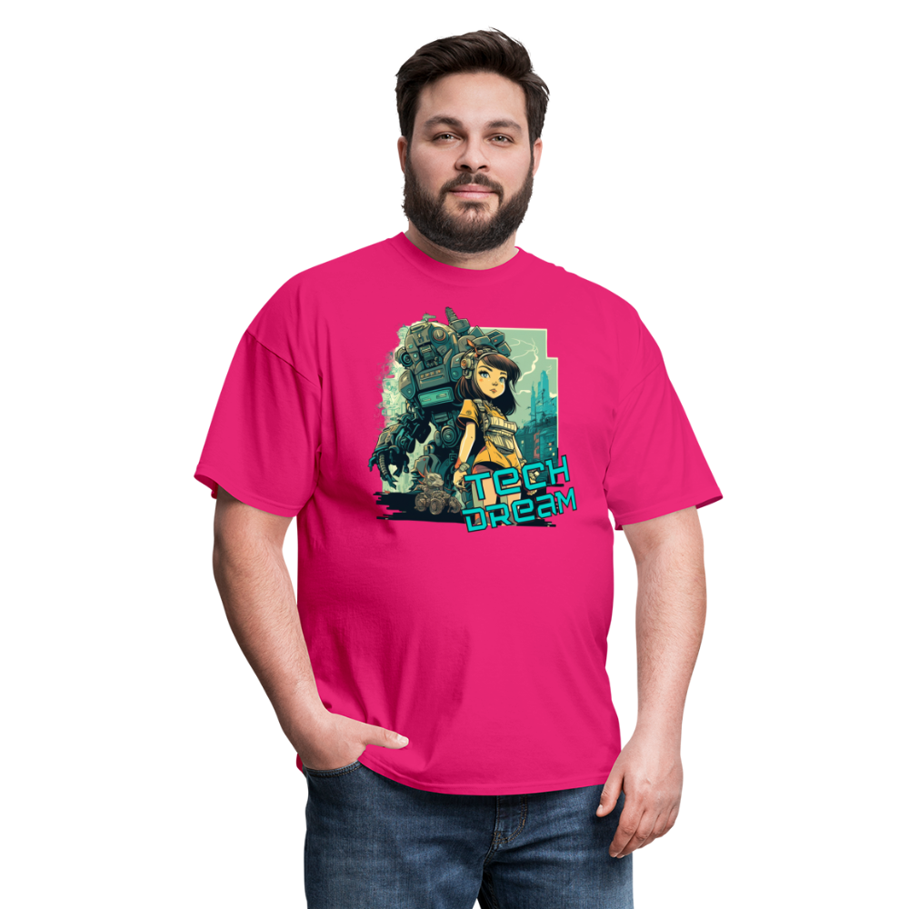 Tech Dream - Unisex Classic T-Shirt - fuchsia