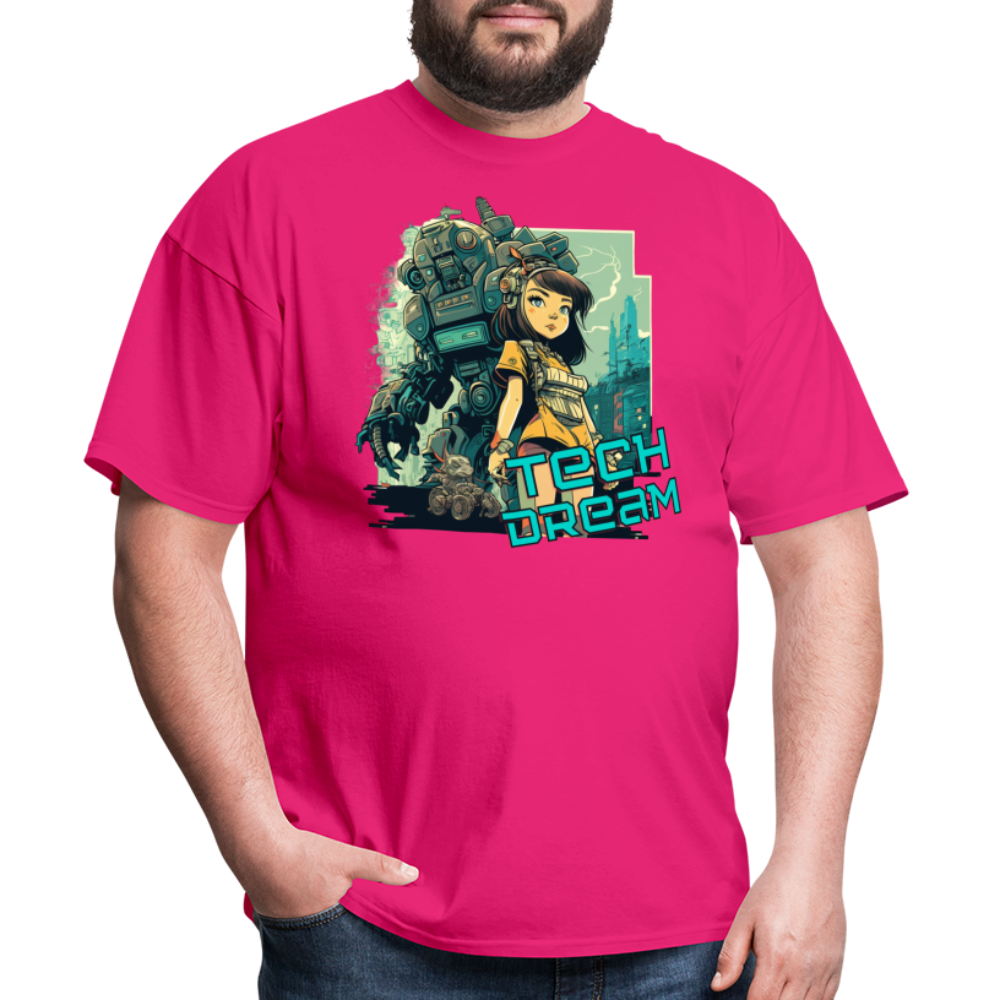 Tech Dream - Unisex Classic T-Shirt - fuchsia