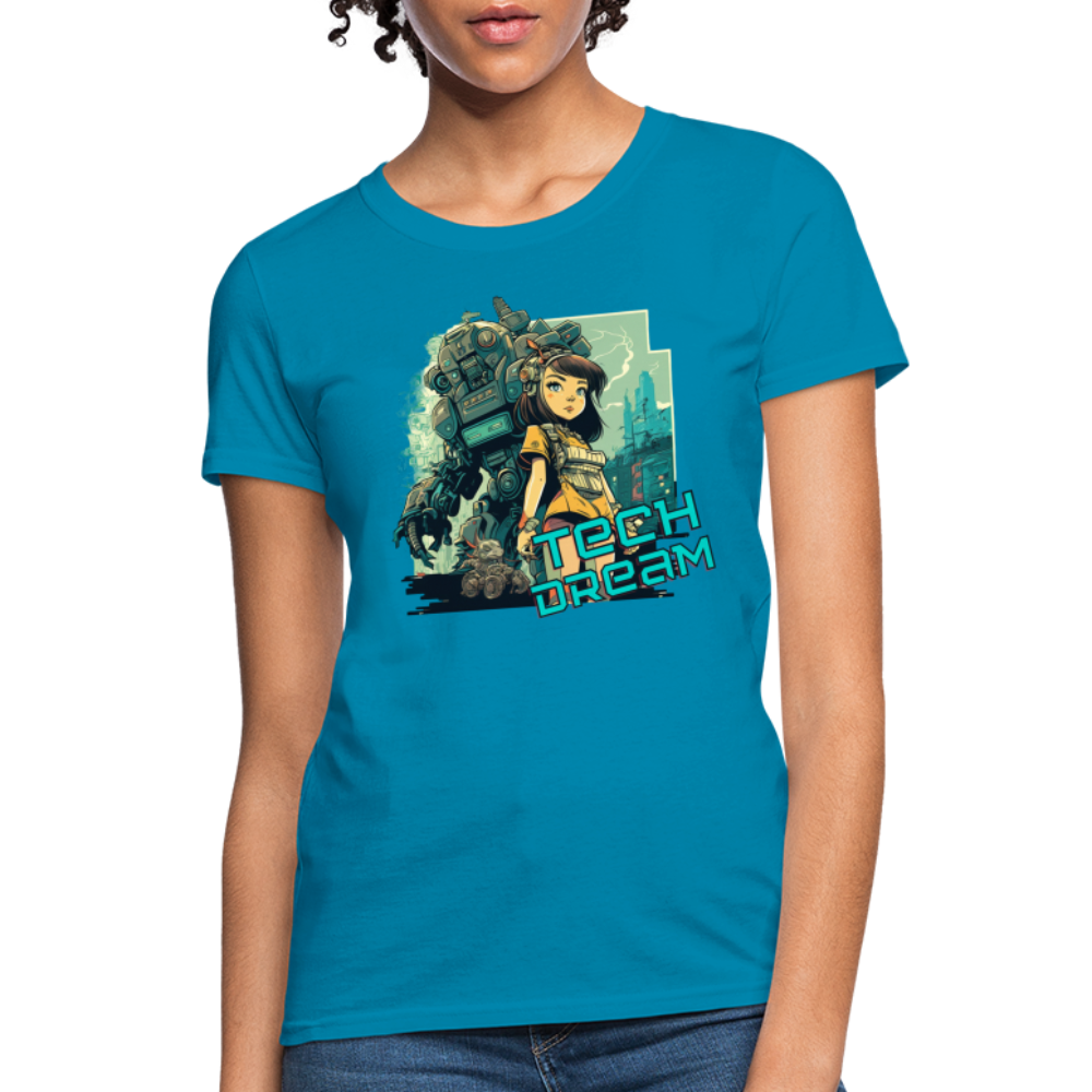 Tech Dream - Women's T-Shirt - turquoise