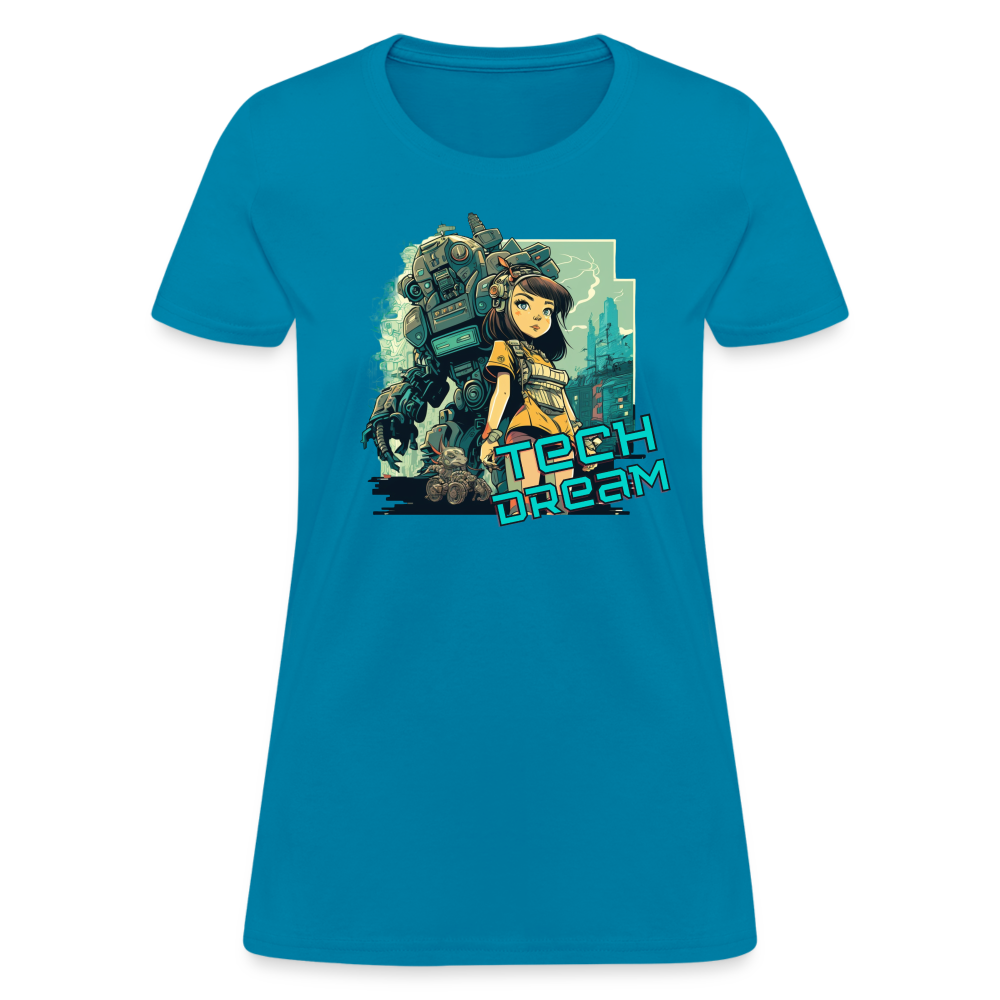 Tech Dream - Women's T-Shirt - turquoise